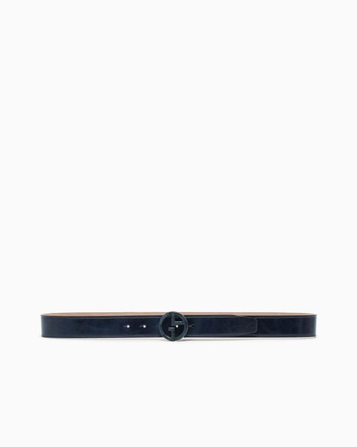 Giorgio Armani Blue Plate Belt for men