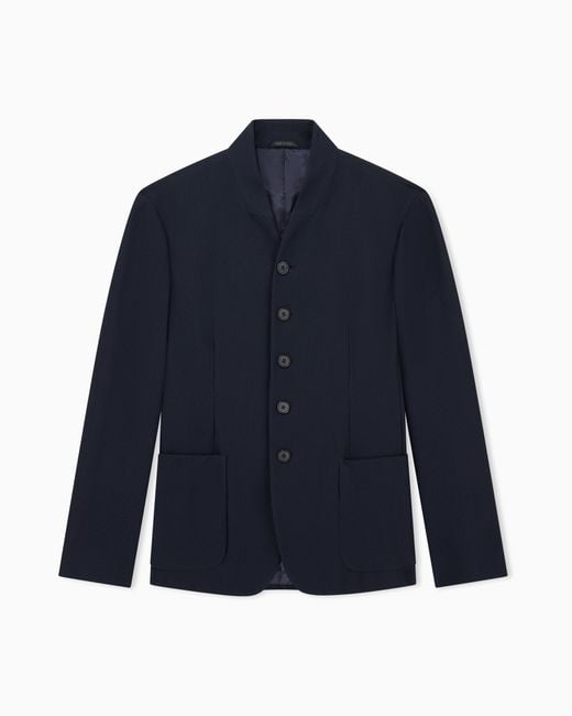 Giorgio Armani Blue Blazer Regular Fit for men