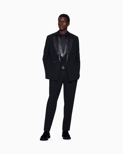 Giorgio Armani Blue Blazer Giorgio's Regular Fit for men