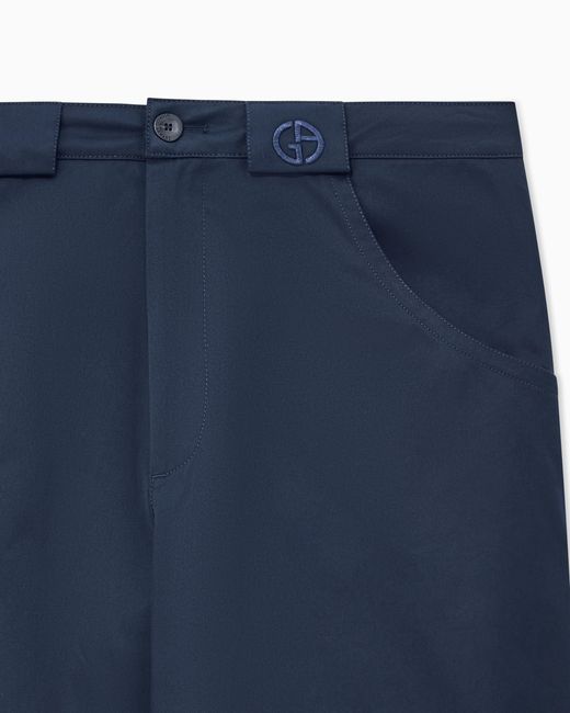 Giorgio Armani Blue Trouser Regular Fit for men