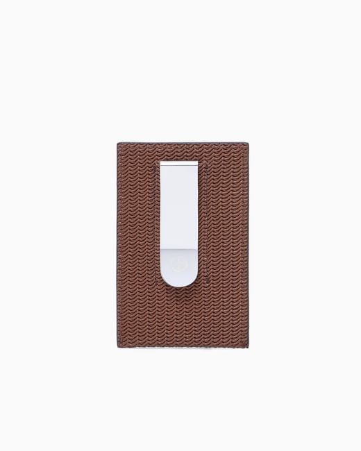 Giorgio Armani Brown Card Holder for men