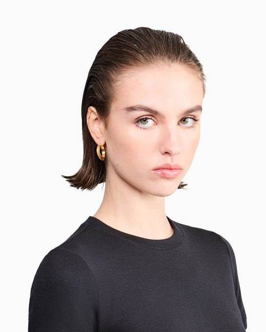 Giorgio Armani Black Pure Cashmere T-Shirt