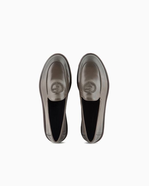Giorgio Armani White Slip-On Loafer for men