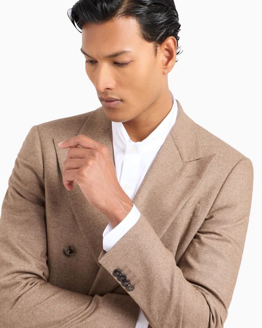 Giorgio Armani Natural Royal Line Double-Breasted Suit for men