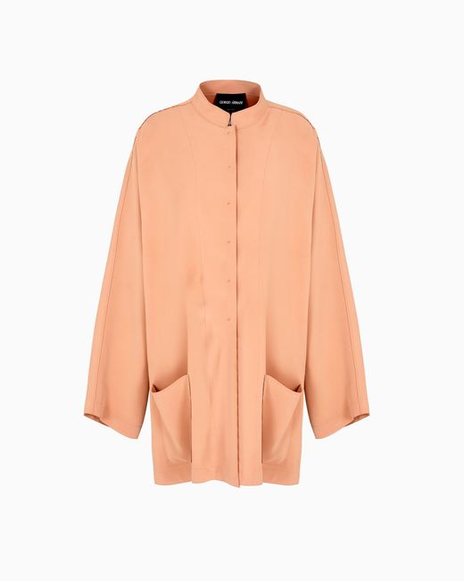 Giacca Lunga di Giorgio Armani in Orange