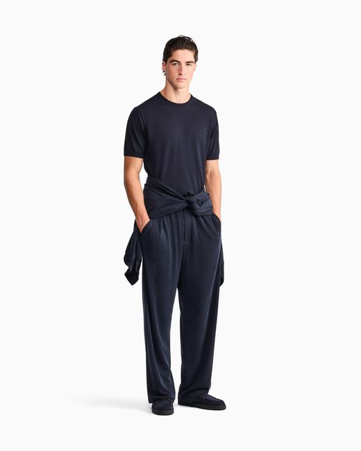 Giorgio Armani Blue Sweater Slim Fit for men