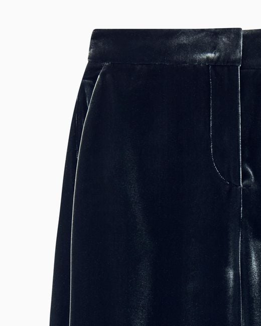 Giorgio Armani Blue Trousers Regular Fit