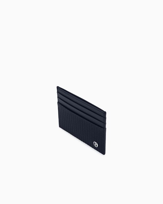 Giorgio Armani Blue Card Holder for men