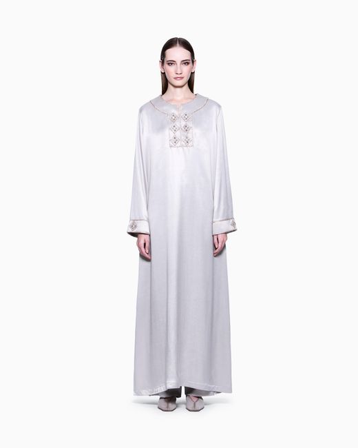 Giorgio Armani White Long Dress