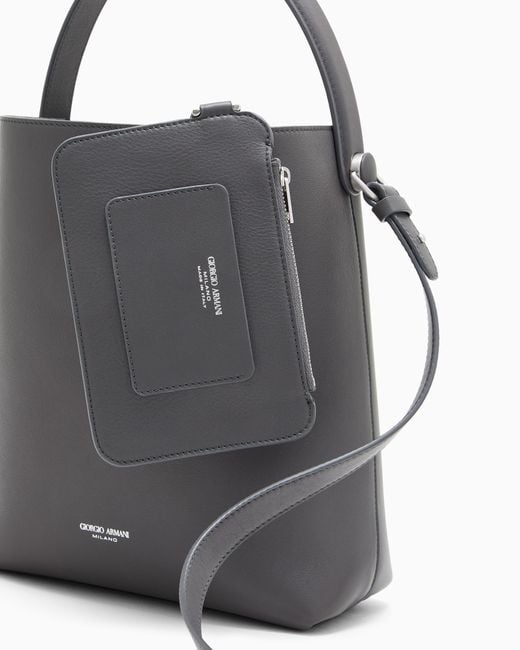 Giorgio Armani Gray Shoulder Bag