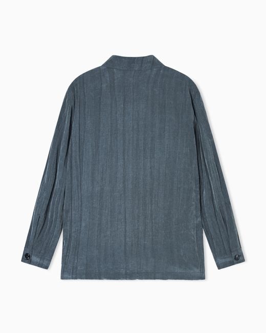 Giorgio Armani Blue Blouson for men