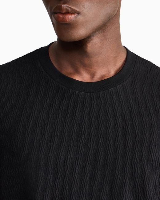 Giorgio Armani Black T-Shirt Regular Fit for men