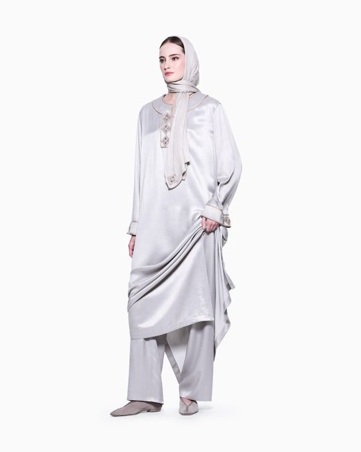 Giorgio Armani White Long Dress