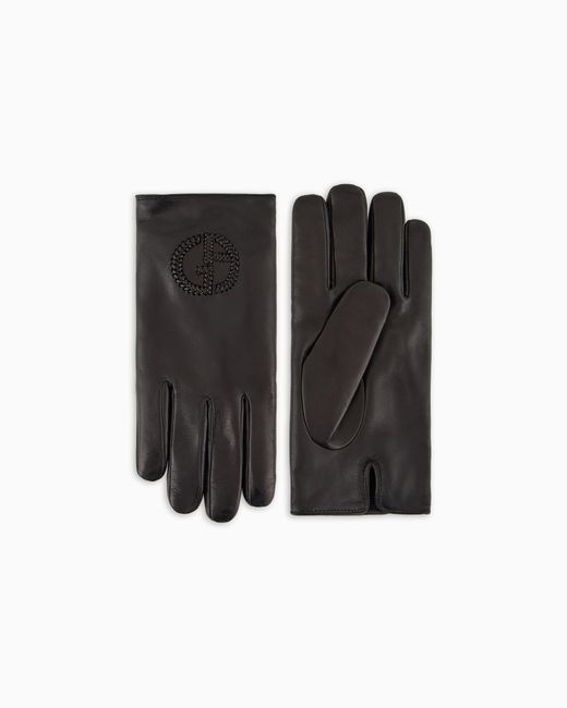 Guanti di Giorgio Armani in Black da Uomo