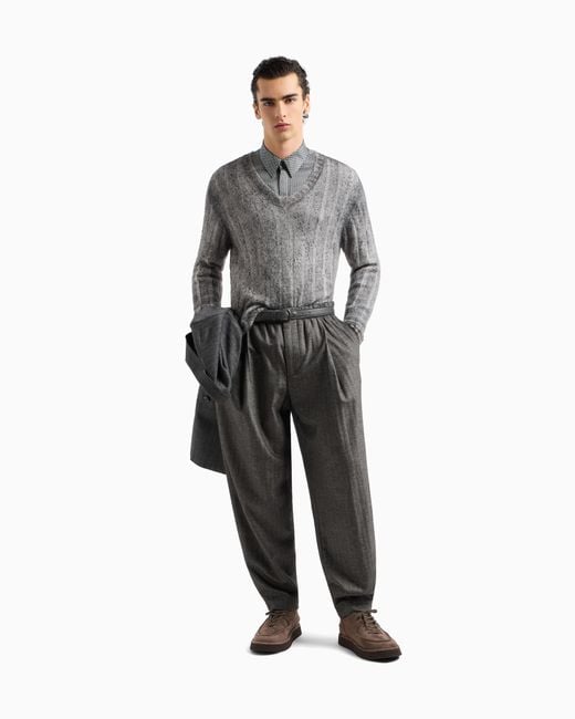 Camicia di Giorgio Armani in Gray da Uomo