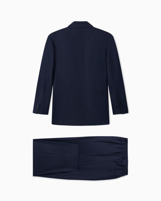 Giorgio Armani Blue Suit Oversized Fit for men