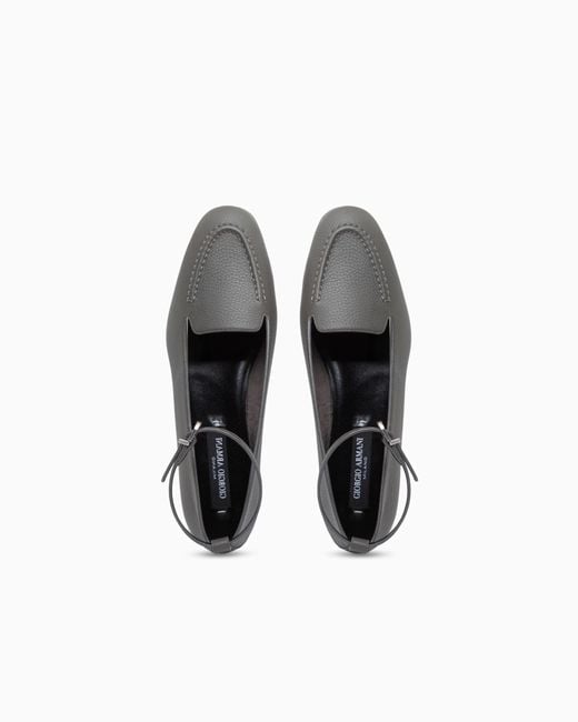 Giorgio Armani White Ballet Flat