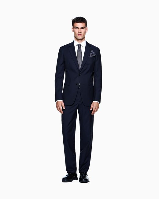 Giorgio Armani Blue Soho Line Single-Breasted Suit for men