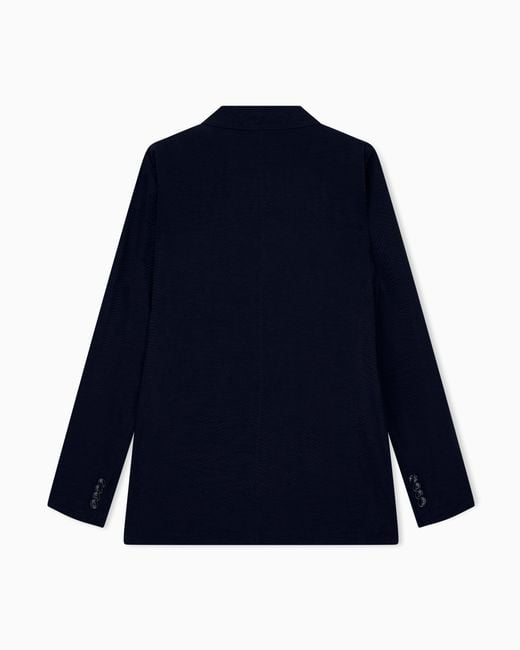 Giorgio Armani Blue Blazer Regular Fit for men