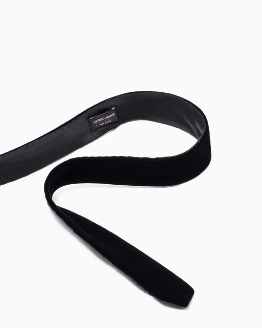 Giorgio Armani White Giorgio's Viscose And Cupro Jacquard Tie for men