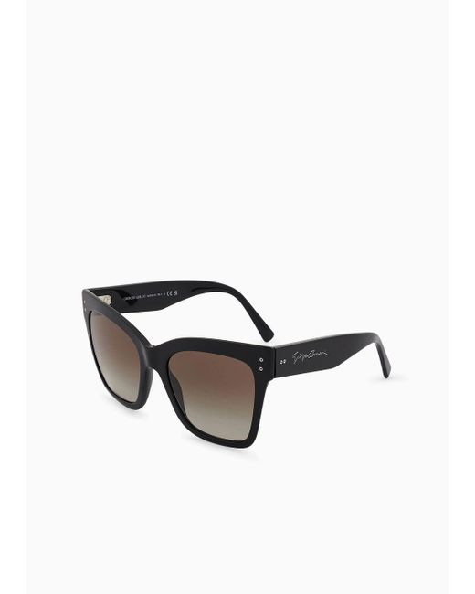Giorgio Armani Black Women's Square Sunglasses