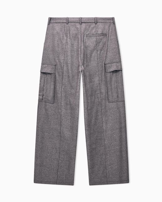 Giorgio Armani Gray Trousers Oversized for men
