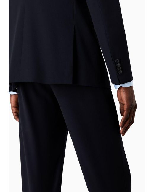 Giorgio Armani Blue Slim Fit Suits for men