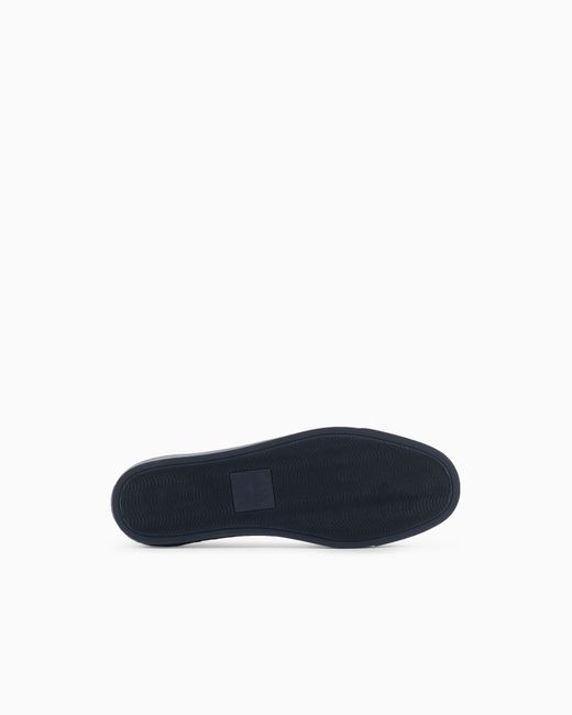 Giorgio Armani Blue Slip Footwear for men