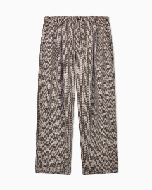 Giorgio Armani Gray Trouser Oversized for men