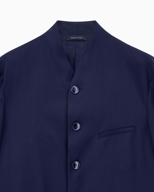 Giorgio Armani Blue Blazer Regular Fit for men