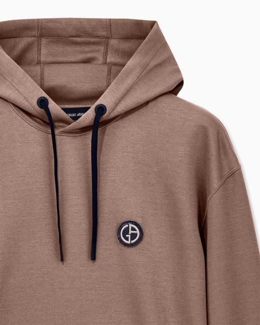 Giorgio Armani Purple Sweatshirt Regular Fit for men