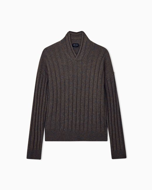 Giorgio Armani Black Sweater Regular Fit for men