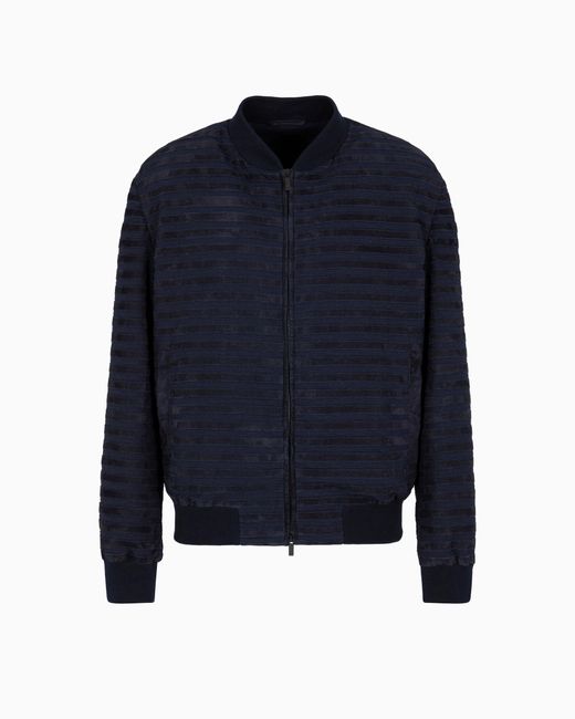 Blouson di Giorgio Armani in Blue da Uomo