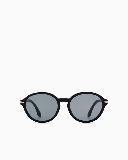 Occhiali Da Sole Donna Forma Ovale di Giorgio Armani in Black