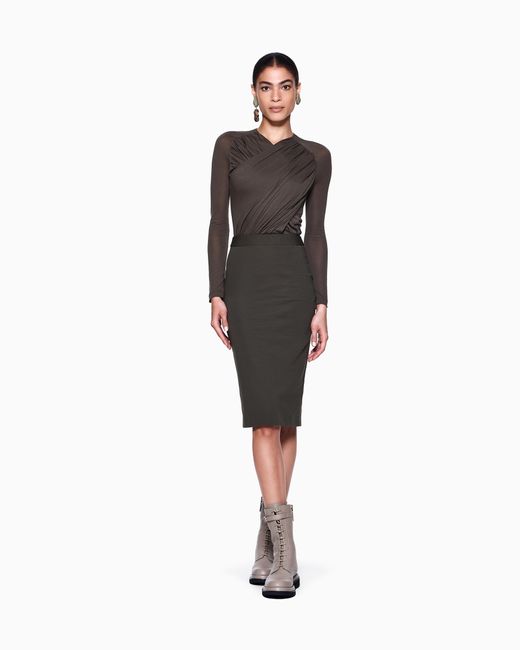 Abito Longuette di Giorgio Armani in Green