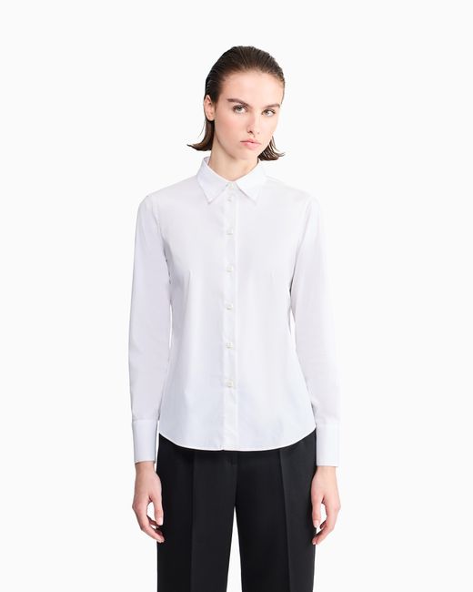 Giorgio Armani White Button-Down Shirt