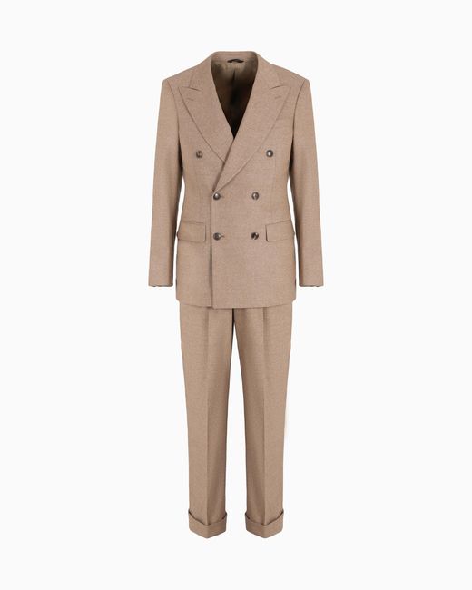 Giorgio Armani Natural Royal Line Double-Breasted Suit for men