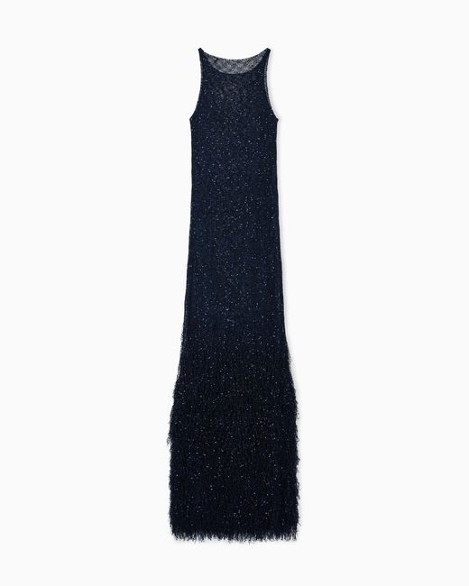 Giorgio Armani Blue Long Dress