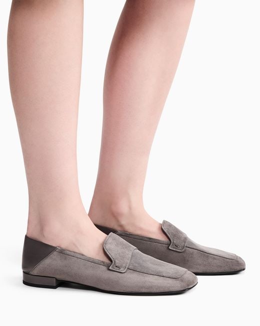 Giorgio Armani White Loafer
