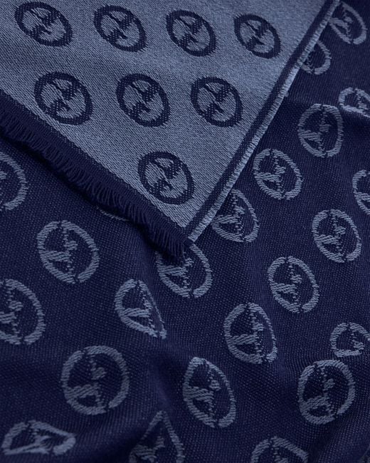 Giorgio Armani Blue Stole for men
