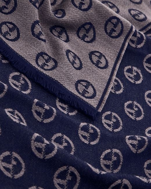 Giorgio Armani Blue Stole for men