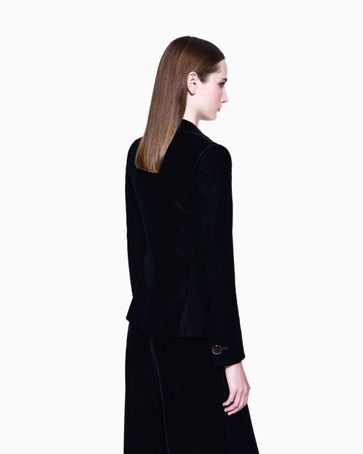 Giorgio Armani Black Single-Breasted Jacket
