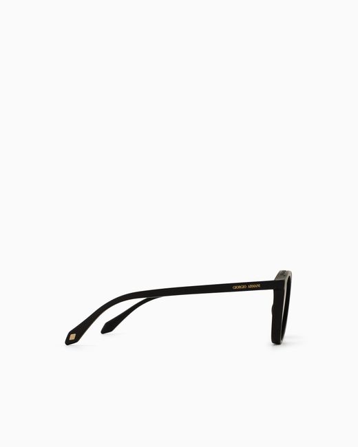 Giorgio Armani Black Panto Sunglasses for men