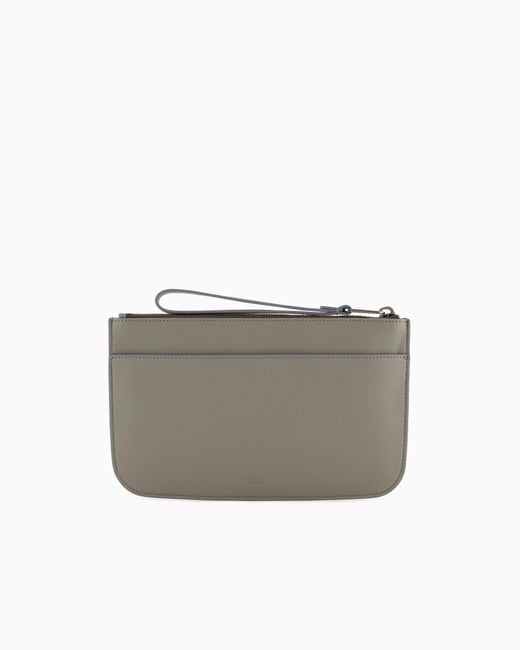 Pochette di Giorgio Armani in Gray da Uomo