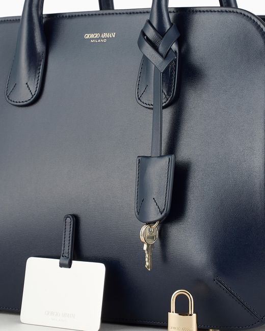 La Prima Bauletto Grande di Giorgio Armani in Blue