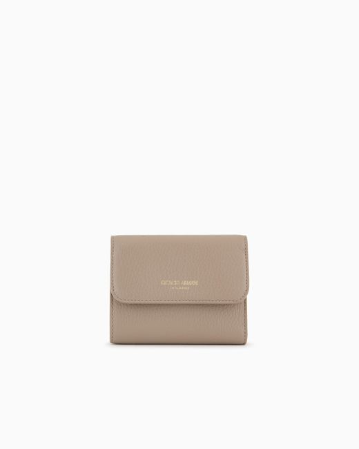 Giorgio Armani White Trifold Wallet