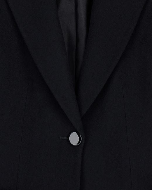 Giorgio Armani Black Single-Breasted Jacket