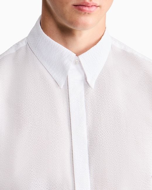 Giorgio Armani White Shirt Regular Fit for men