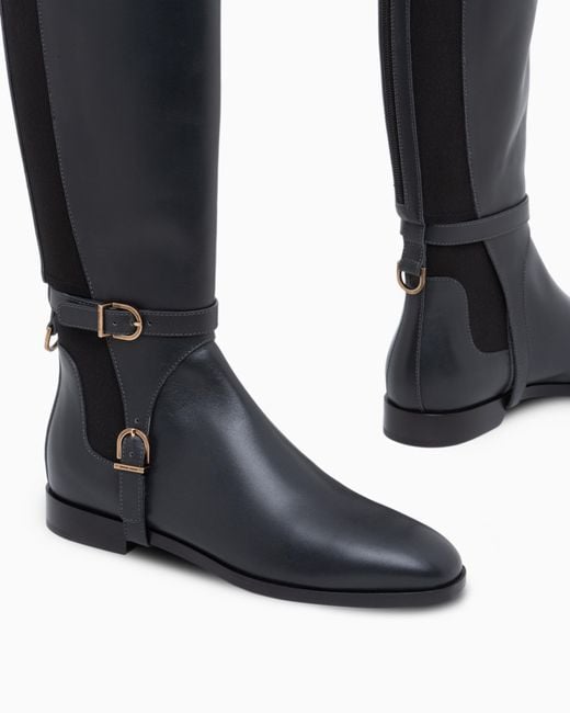 Giorgio Armani Black Boots