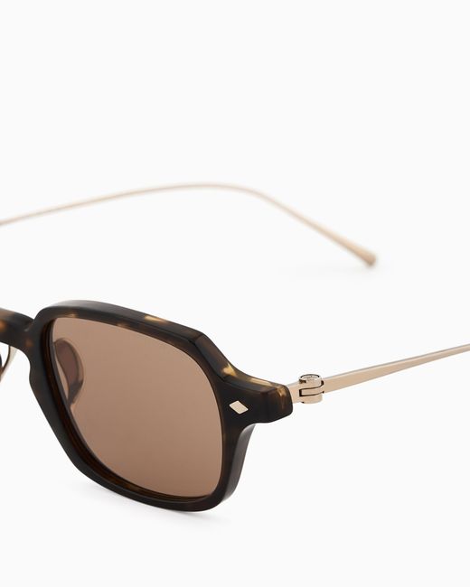 Giorgio Armani Multicolor Rectangular Sunglasses for men